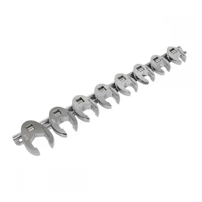 Sealey AK599 Crowfts Foot Spanner Set 8Pc 3/8inSq Drive Imperial