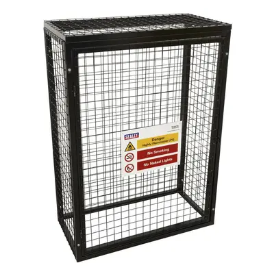 Sealey GCSC319 Safety Cage - 3 X 19Kg Gas Cylinders