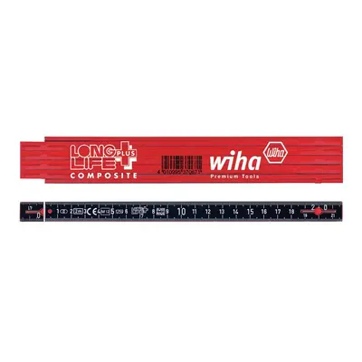 Wiha 37067 Longlife Plus Composite Folding Ruler 2M