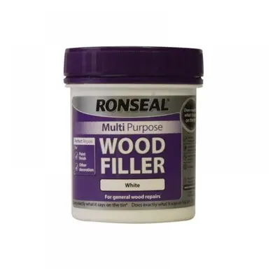 Ronseal 34739 Multipurpose Wood Filler Tub White 250G