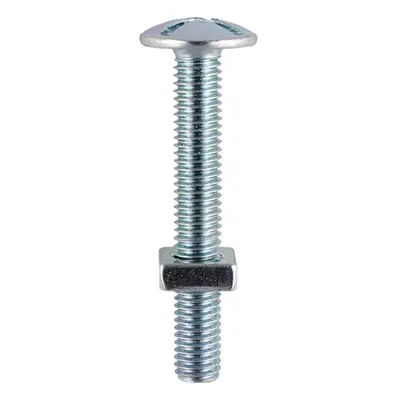 Timco 08120RB Roofing Bolts With Square Nuts - Zinc M8 X 120 Box 50