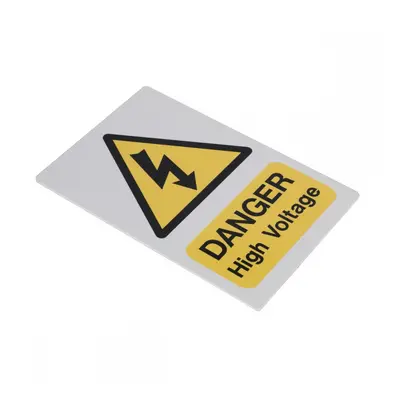 Sealey HVSA4 High Voltage Warning Sign 200 X 300Mm