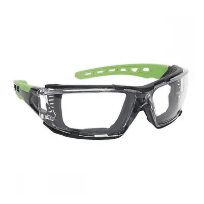 Sealey SSP68 Safety Spectacles With Eva Foam Lining - Clear Lens