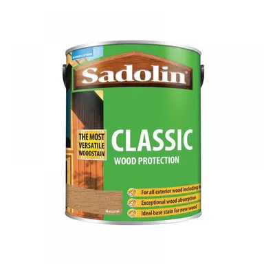 Sadolin 5028504 Classic Wood Protection Natural 5 Litre