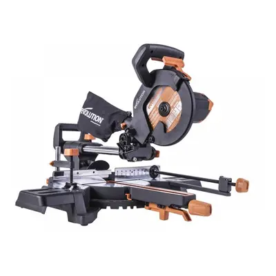 Evolution 048-0031A R210Sms-300+ Pro Multi-Material Sliding Mitre Saw 210Mm 1500W 110V