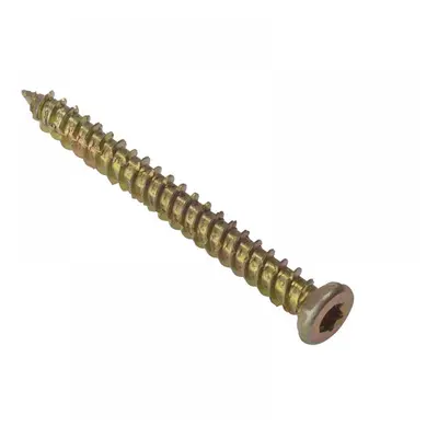 Forgefix 10CFS122 Concrete Frame Screw Torx® Compatible High-Low Thread Zyp 7.5 X 122Mm Bag 10