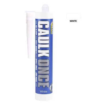 Everbuild Caulk Once White 295Ml