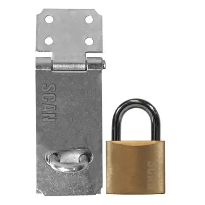 Scan YS-0003-89 Hasp And Staple 89Mm + 40Mm Padlock