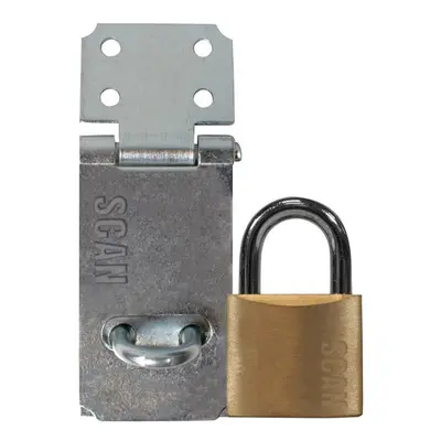 Scan YS-0003-64 Hasp And Staple 64Mm + 40Mm Padlock