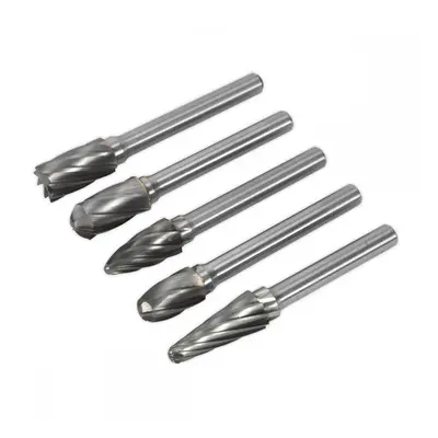 Sealey SDBCK5 Tungsten Carbide Rotary Burr Set 5Pc Ripper/Coarse