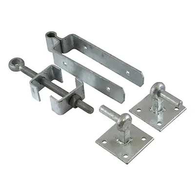 Timco AFHP450G Adjustable Hinge Set With Hook On Plate - Hot Dipped Galvanised 450Mm Plain Bag 1