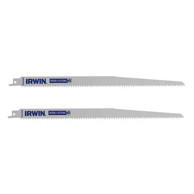 Irwin® IW1016304 Sabre Saw Blade Coarse Wood Cutting 305Mm Pack Of 2