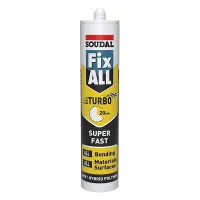 Soudal Fix All® Turbo Black 290Ml cartridge 1