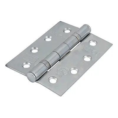 Timco 334988 Grade 11 Fire Door Hinges - Polished Chrome 102 X 76 X 2.7