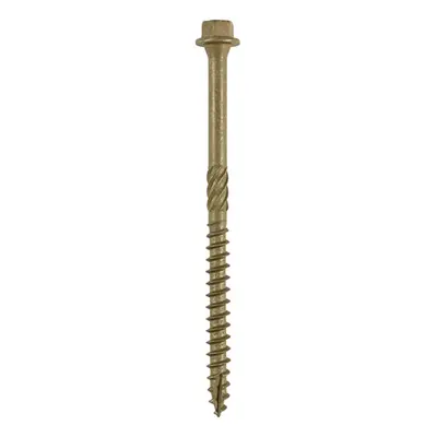 Timco 225IN Timber Frame Construction & Landscaping Screws - Hex - Exterior - Green Organic 6.7 