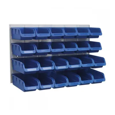 Sealey TPS131 Bin & Panel Combination 24 Bins - Blue