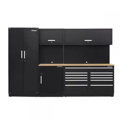 Sealey APMSCOMBO2W Premier 3.3M Storage System - Oak Worktop