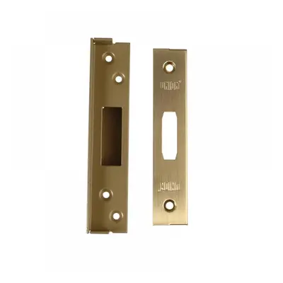 Union J2100REB-1.0-PL Strongbolt 2100 Mortice Deadlock Rebate Kit 25Mm Polished Brass Box