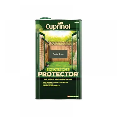 Cuprinol 5095351 Shed & Fence Protector Rustic Green 5 Litre