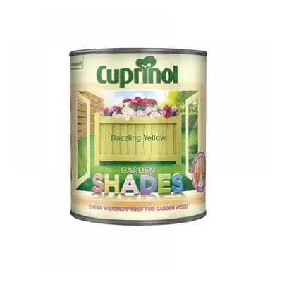 Cuprinol 5244471 Garden Shades Dazzling Yellow 1 Litre