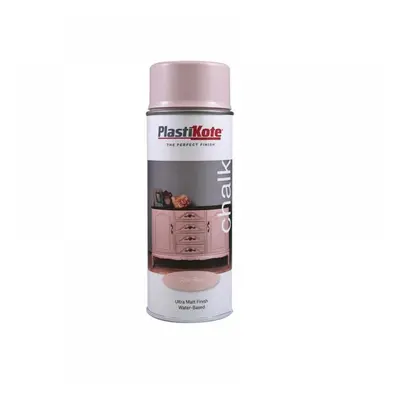 Plastikote 027105 Chalk Finish Spray Pale Rose 400Ml