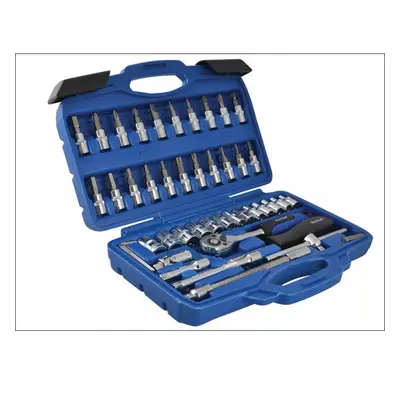 Bluespot Tools 01530 1/4In Square Drive Socket & Bit Set 46 Piece