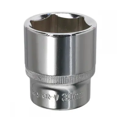 Sealey SP1230 Walldrive® Socket 30Mm 1/2inSq Drive Fully Polished