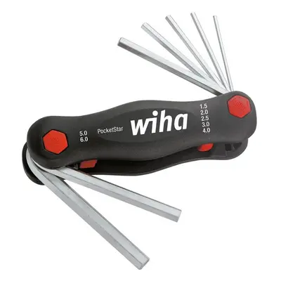 Wiha 23037 Pocketstar Hex Key Set 7 Piece (1.5-6Mm)