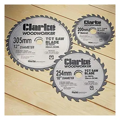 Clarke 6490083 Tct203 200Mm 40 Tooth Tct Blade