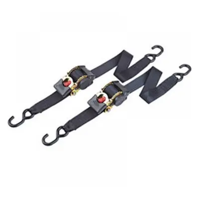 Clarke 1801754 Cht754 2 X Heavy Duty Ratcheting Tie Downs - 25Mm X 3M