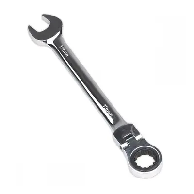 Sealey FHRCW19 Flexi-Head Ratchet Combination Spanner 19Mm