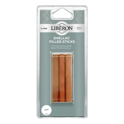 Liberon 126840 Shellac Filler Sticks Light (3 Pack)