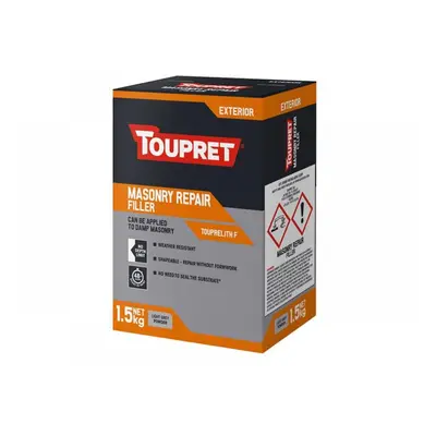 Toupret TTTHR01.5GB Exterior Masonry Repair Filler 1.5Kg