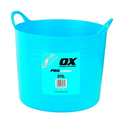 Ox Tools OX-P110620 Ox Pro Heavy Duty 20L Flexi Tub EA