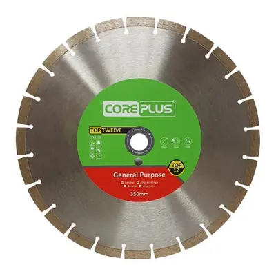 Coreplus CORDBTT12350 Top Twelve General Purpose Diamond Blade 350Mm