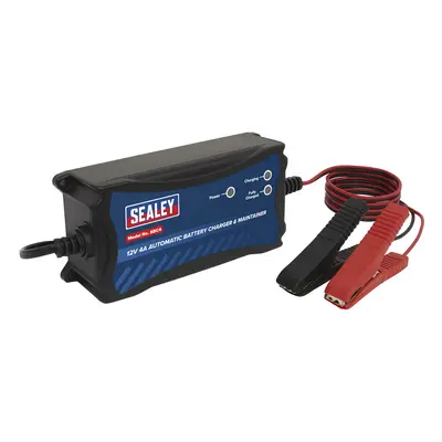 Sealey SBC4 Battery Maintainer Charger 12V 4A Fully Automatic