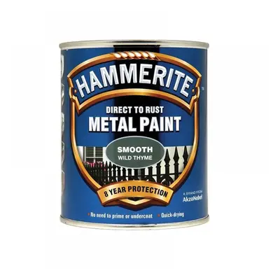 Hammerite 5158230 Direct To Rust Smooth Finish Metal Paint Wild Thyme 750Ml