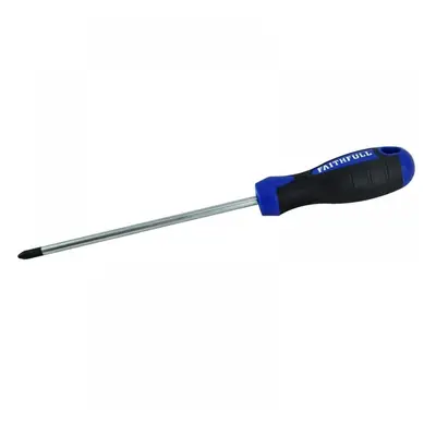 Faithfull Soft Grip Screwdriver Pozidriv Tip Pz2 X 150Mm