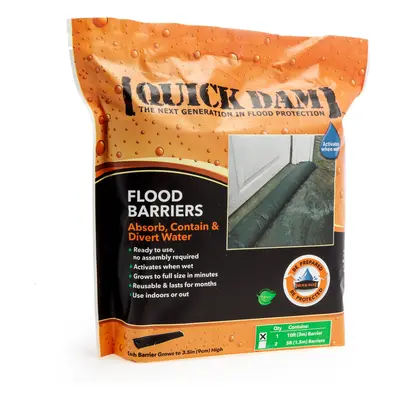 Quick Dam Qd610-1 Water Activated Flood Barrier 3M/10Ft (Single)