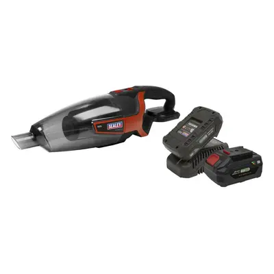 Sealey CP20VCVKIT Cordless Handheld Vacuum Cleaner 650Ml 20V Sv20 Series Kit - 2 Batteries