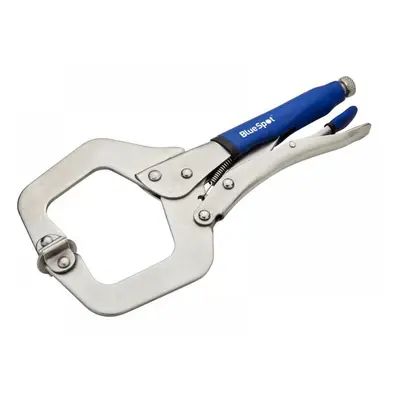 Bluespot Tools 6531 Locking C-Clamp With Swivel Pads 280Mm (11In)