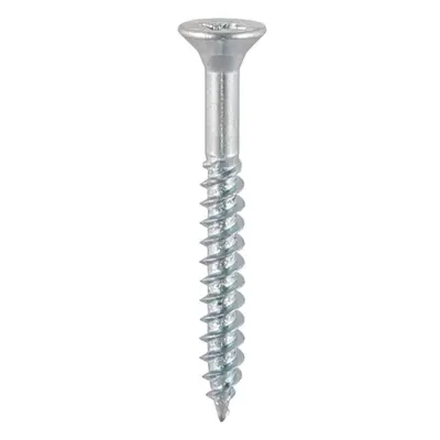 Timco 12312CWZ Twin-Threaded Woodscrews - Pz - Double Countersunk - Zinc 12 X 3 1/2 Box 100