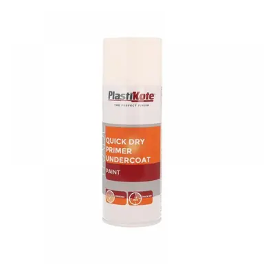 Plastikote 071000 Trade Quick Dry Primer Spray White 400Ml