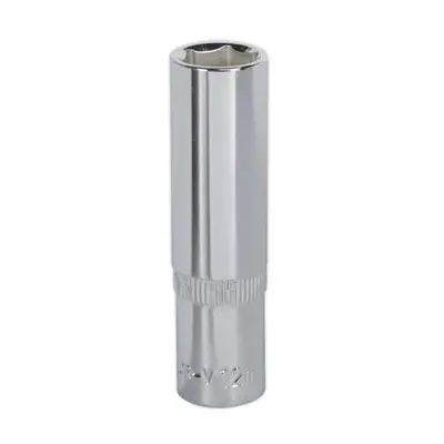 Sealey SP3812D Walldrive® Socket 12Mm Deep 3/8inSq Drive Fully Polished