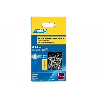 Rapid 5001436 High Performance Rivets 4.8 X 12Mm (Box 300)