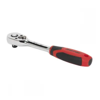 Sealey AK8946 Ratchet Wrench 1/4inSq Drive Pear-Head Flip Reverse