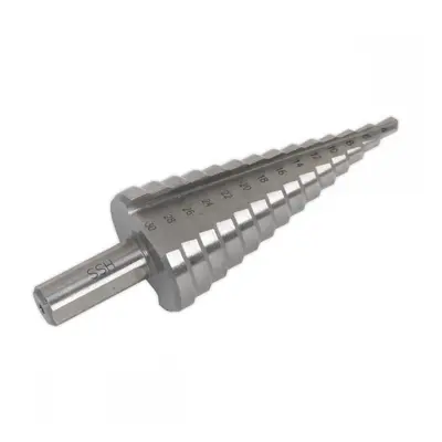 Sealey AK4732 Hss M2 Step Drill Bit 4-30Mm Double Flute