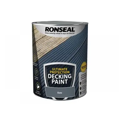 Ronseal 39160 Ultimate Protection Decking Paint Slate 5 Litre