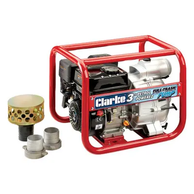 Clarke 7230166 Pf75A 3in Petrol Full Trash Pump