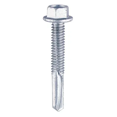 Timco ZH55B Metal Construction Heavy Section Screws - Hex - Self-Drilling - Zinc 5.5 X 55 Box 10